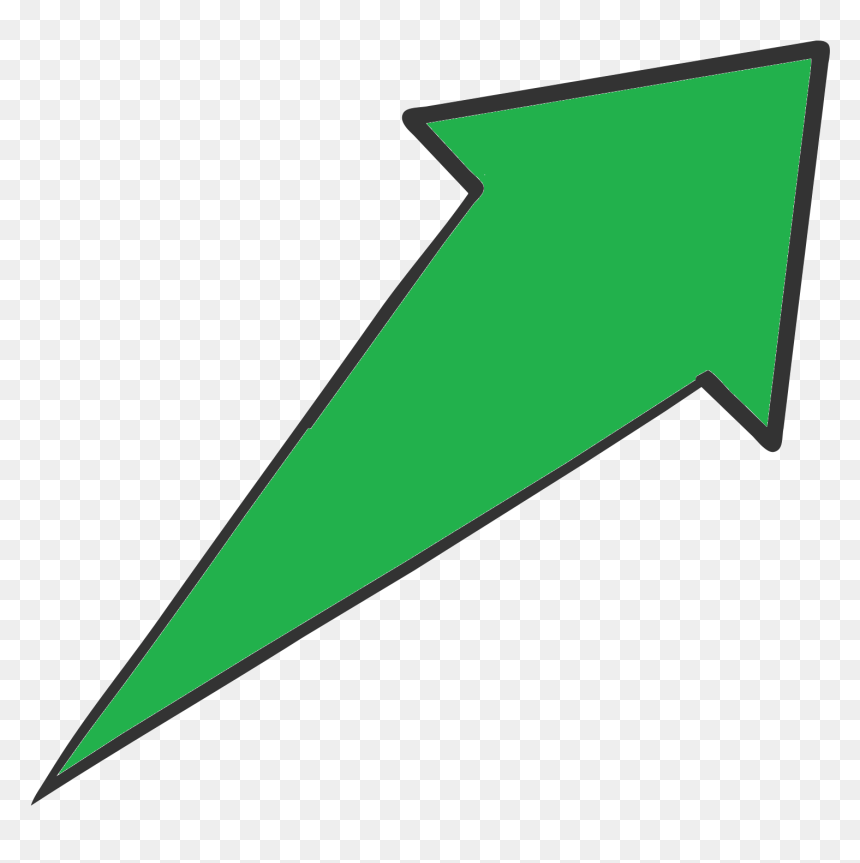 Https - //storage - Googleapis - Arrow Top Right Green, HD Png Download - top arrow png