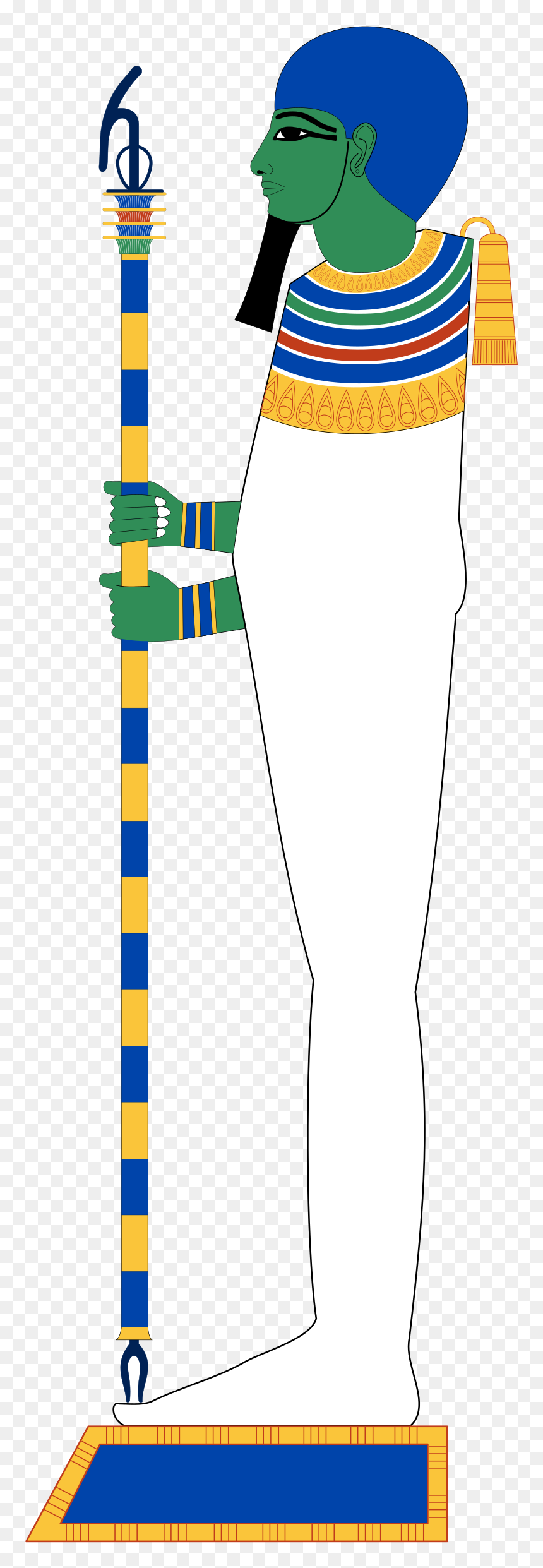 Ptah The Egyptian God, HD Png Download - leg piece png