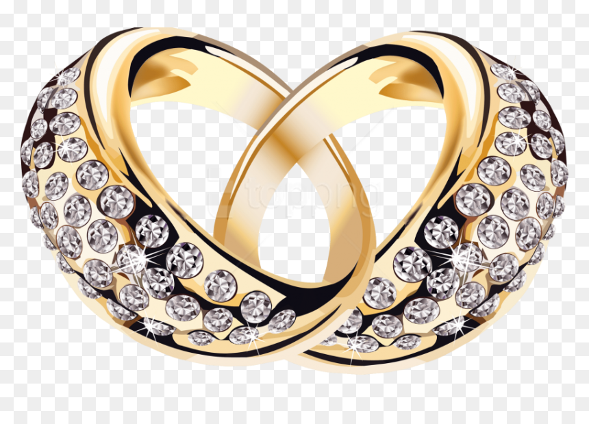 Free Png Download Gold Ring With Diamonds Clipart Png - Engagement Ring Png Hd, Transparent Png - gold ornaments images png