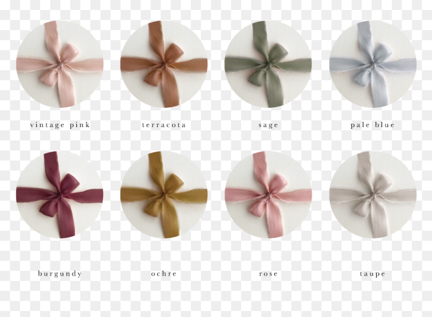 Wedding Invitations Ribbon Colors - Sand Dollar, HD Png Download - wedding ribbon png
