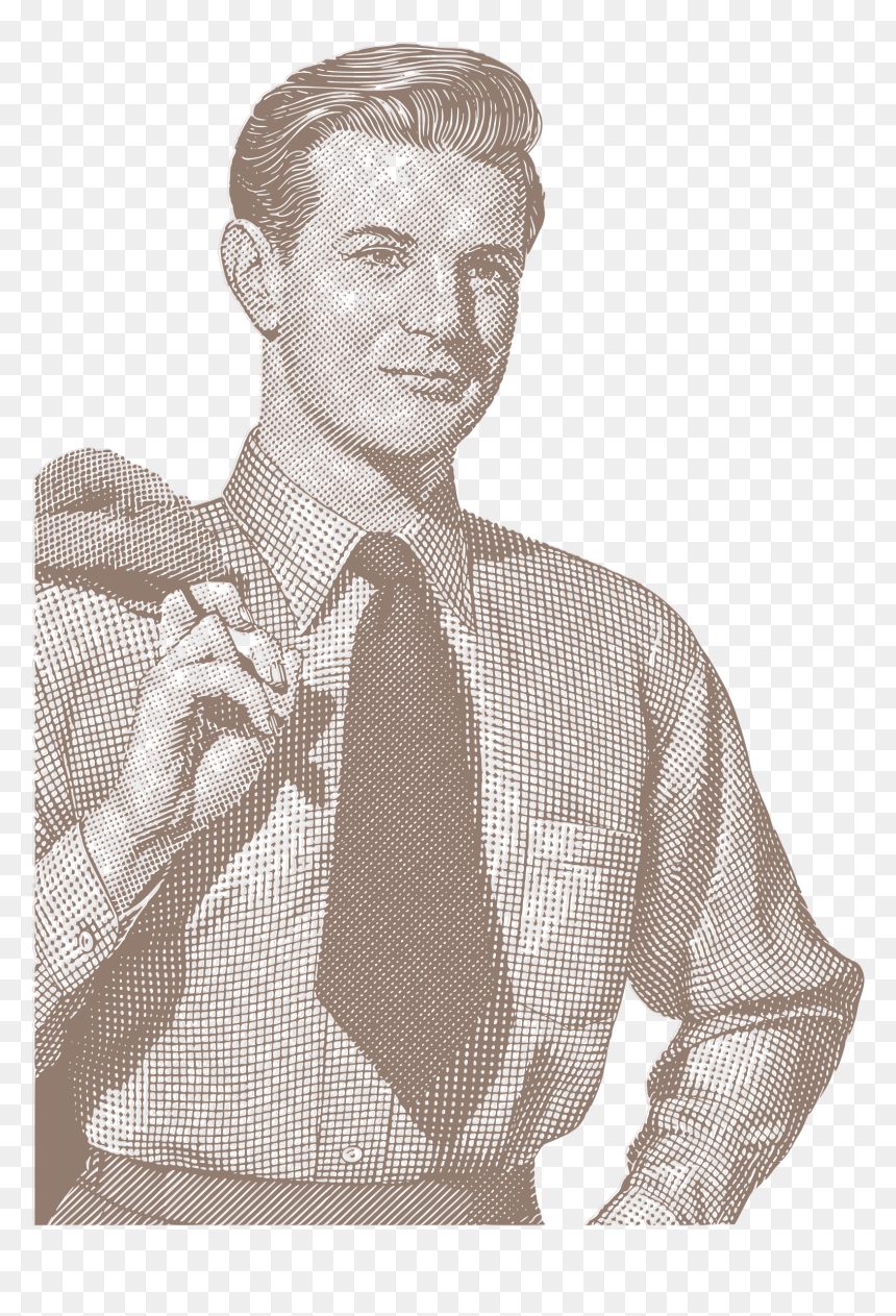 Vintage Man Big Image - They Said You Are What You Eat, HD Png Download - business men png