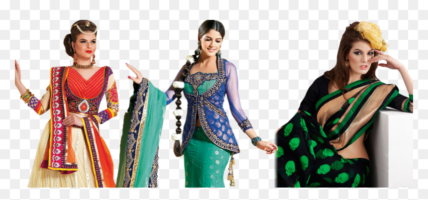 Fish Cut Kalidar Ghagra Choli, Hd Png Download - Gagra Choli, Transparent Png - dulha dulhan png