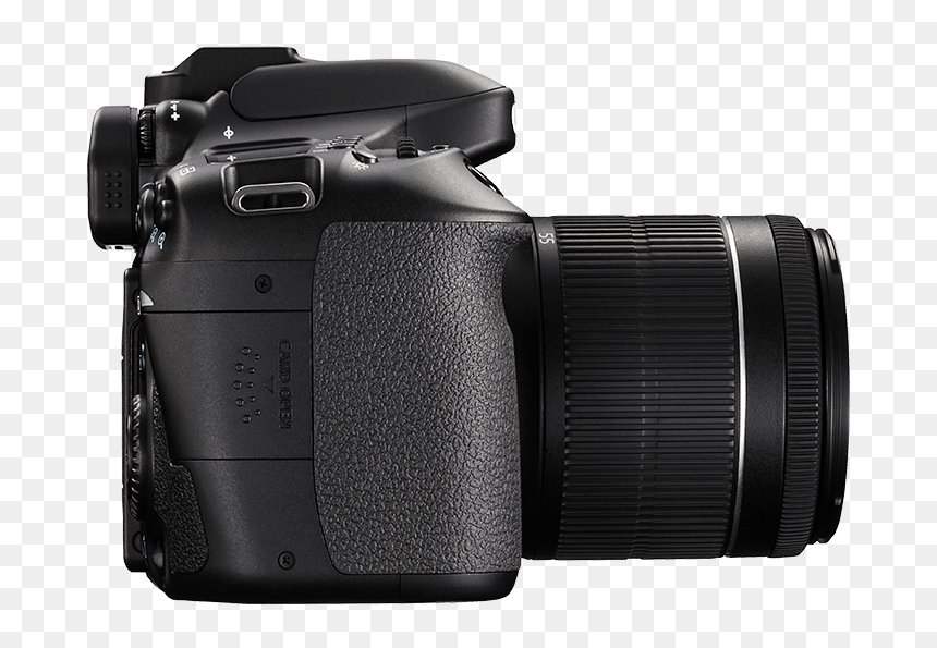 Canon Eos 80d Dslr Camera With 18 135mm Is Usm Lens, HD Png Download - dslr lens png