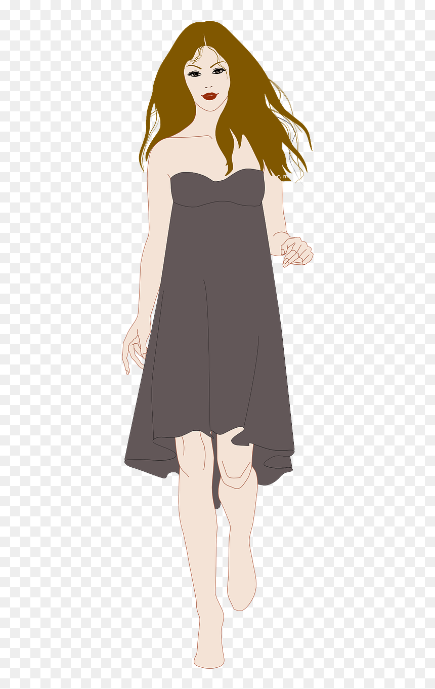 Diseñador De Moda Png, Transparent Png - fashion girl clipart png