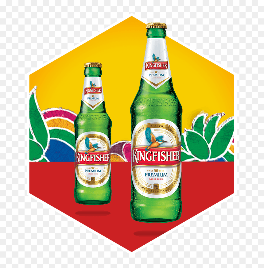 Kingfisher Beer Bottle Png, Transparent Png - kingfisher beer png