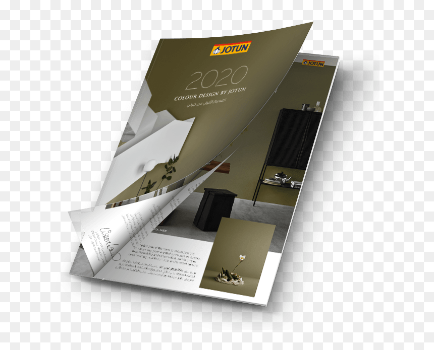 These Pages Celebrate The 12 New Jotun Colours Of 2020, - Jotun Color Catalogue 2020, HD Png Download - colour paper png
