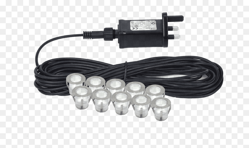 Lutec 10-st4463 Starlight 30mm Led White Round Deck, HD Png Download - serial lights png