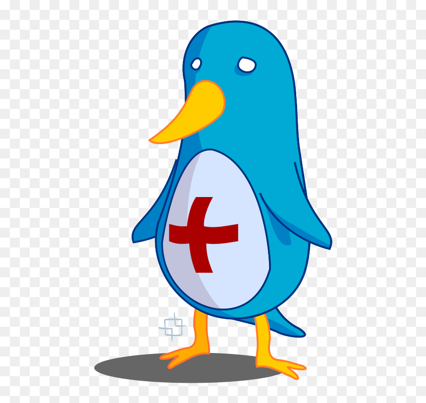 Blue Animal Svg Clip Arts - Blue And Red Penguin, HD Png Download - animal png images