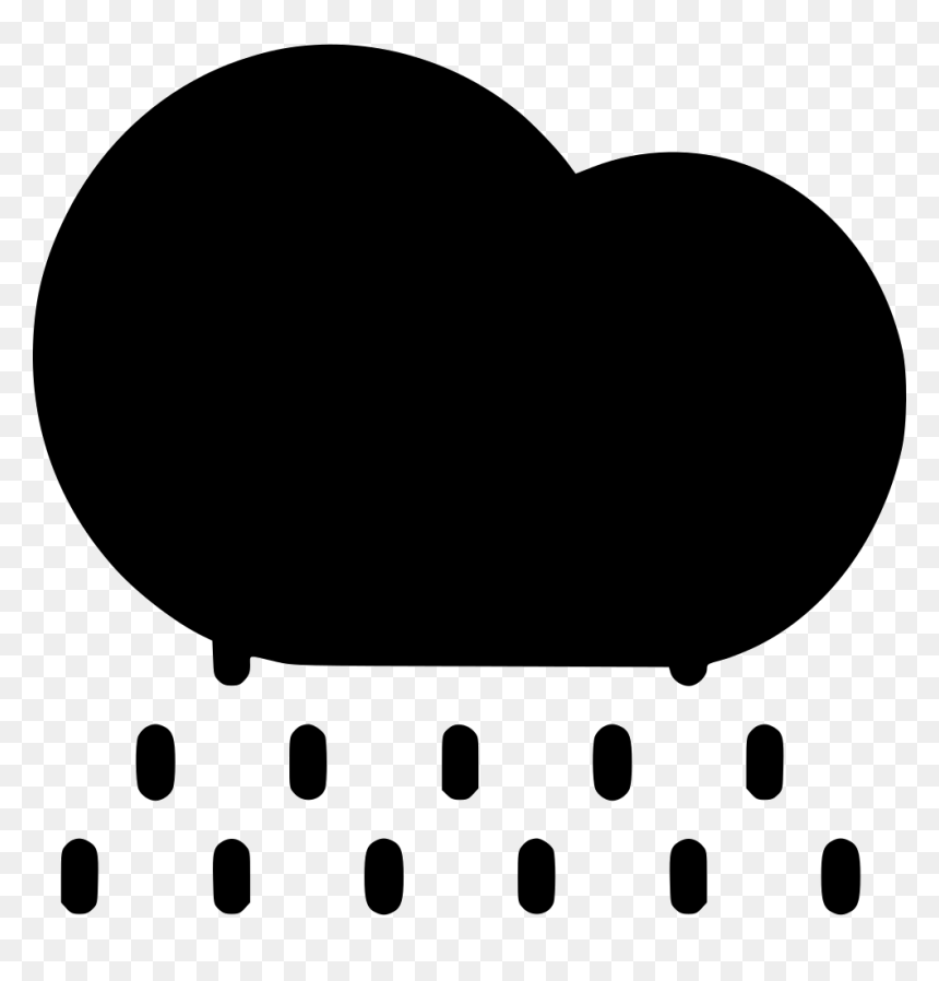 Cloud Rain - Heart, HD Png Download - rain png file