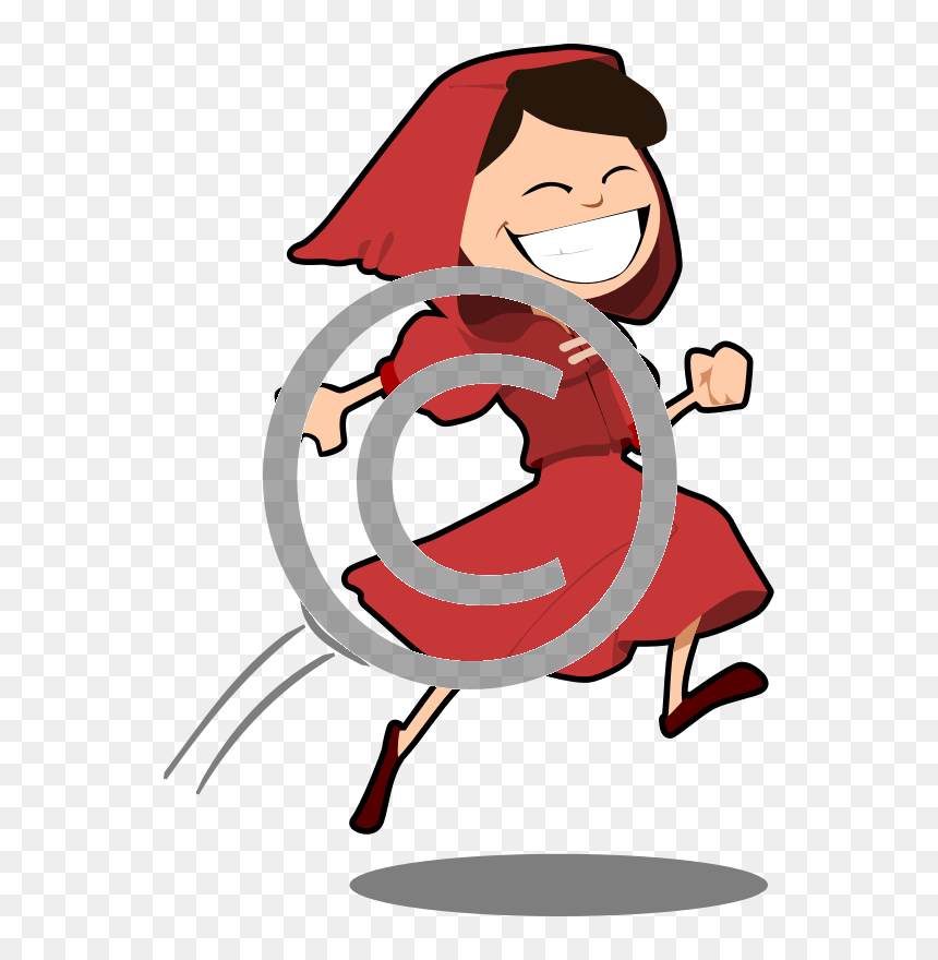 Lit6tle Red Riding Hood Cartoon, HD Png Download - girl image png