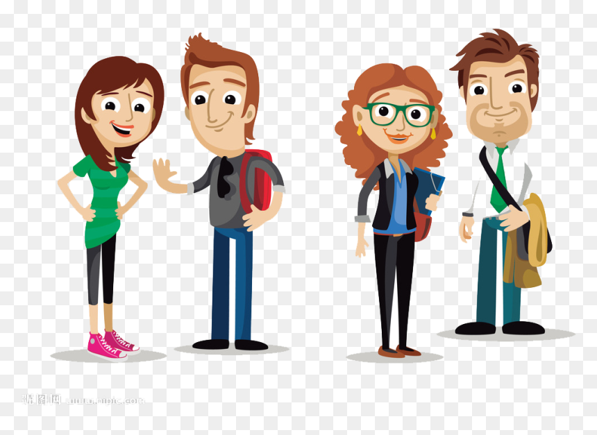 And Business Men Character Illustration Walk Cartoon - Growth Hacking Vs Digital Marketing, HD Png Download - business men png