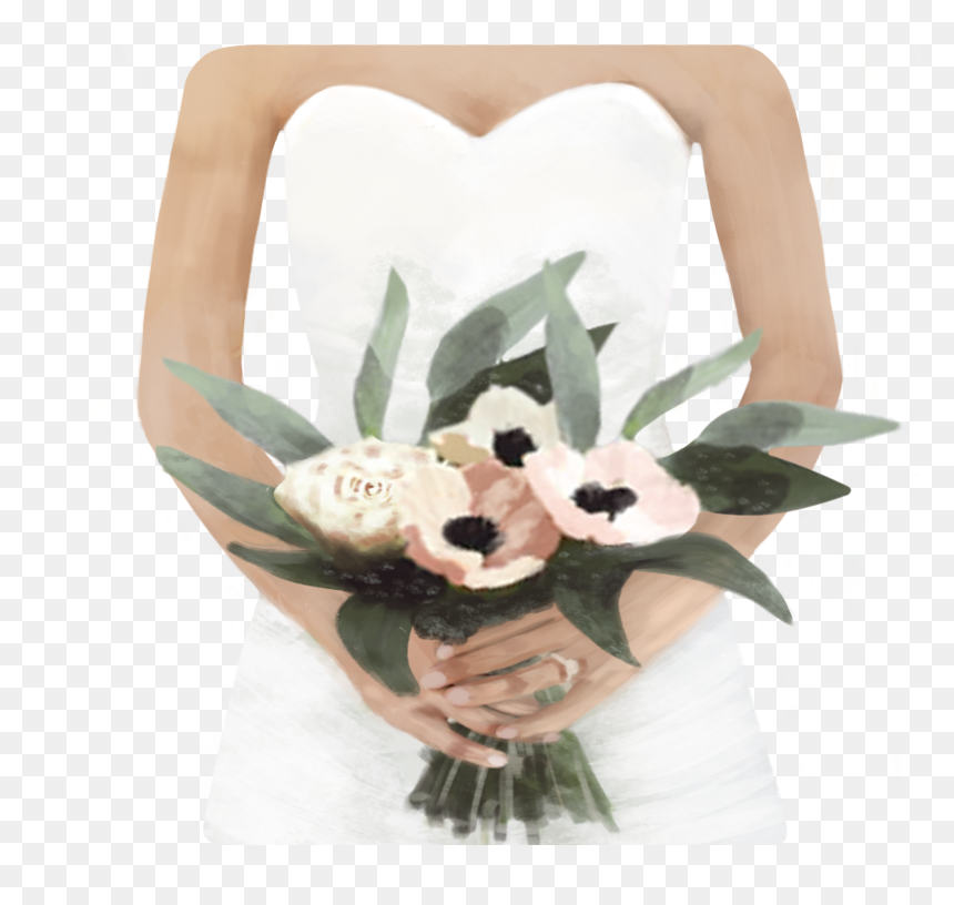 Bride Gets Married - Artificial Flower, HD Png Download - bookey png
