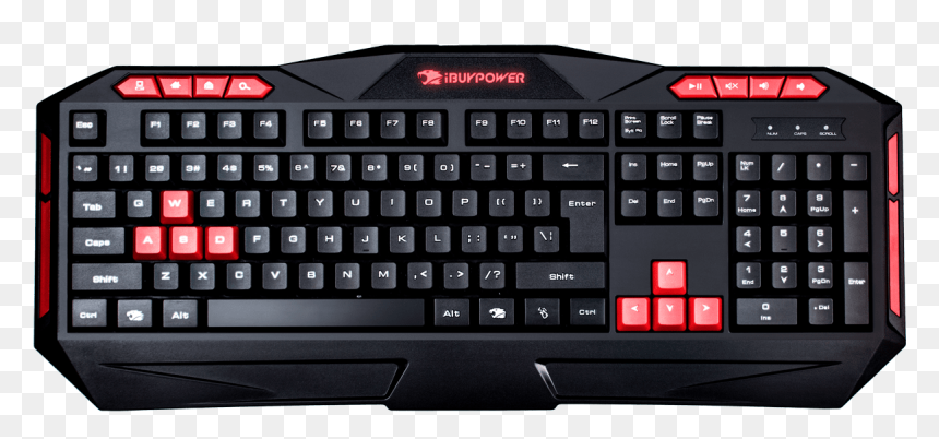 Gaming Keyboard Png - Ibuypower Keyboard, Transparent Png - keyboard png images