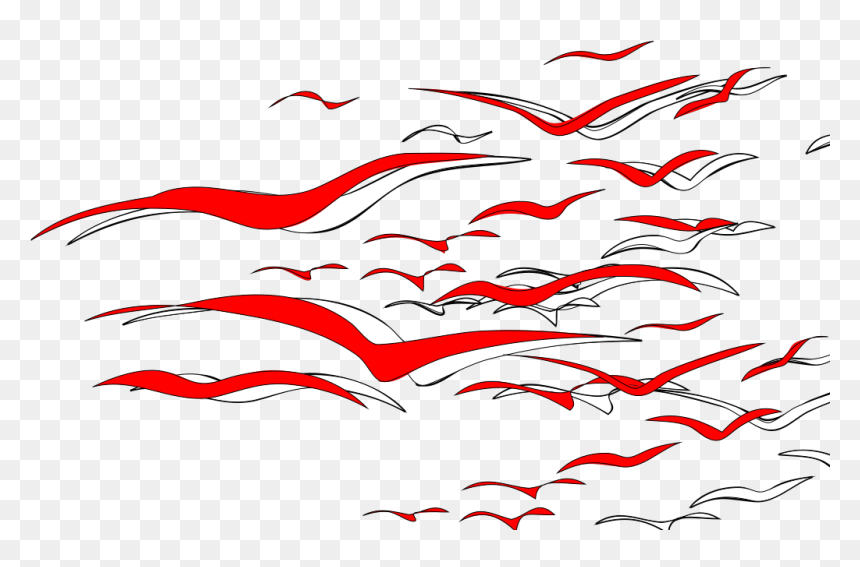 Indonesian Flying Birds Svg Clip Arts - Portable Network Graphics, HD Png Download - flying birds images png