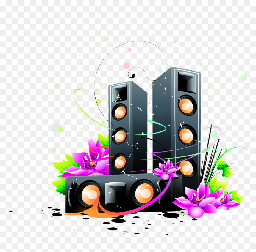 Speakers Png Transparent, Png Download - music speakers png