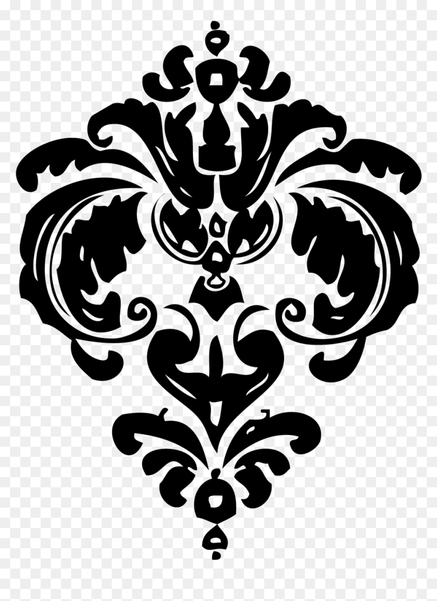 Clip Art Transprent Png Free Download - Damask Png, Transparent Png - wedding clipart png free download