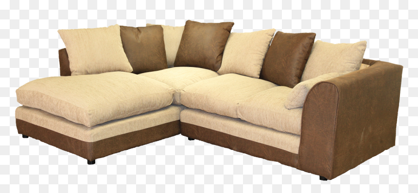 Thumb Image - Cream And Brown Sofa, HD Png Download - sofa set png images