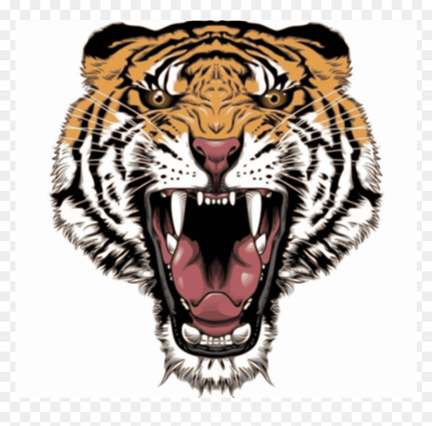 Tattoo Design Tiger Clip Arts - Transparent Tiger Face Png, Png Download - transparent tattoo designs png
