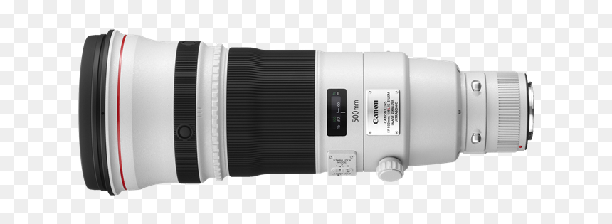 Canon Lens 500mm, HD Png Download - dslr lens png