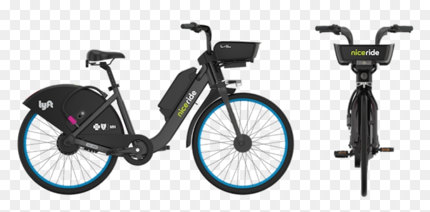 E-bike - Lyft Ebike, HD Png Download - bike front png