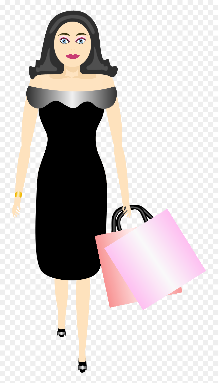 Decimal Notes Class 6, HD Png Download - fashion girl clipart png