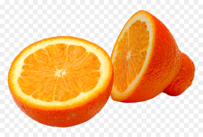 Orange Food In Half Transprent Png Free - Orange Cut In Half Png, Transparent Png - orange png images