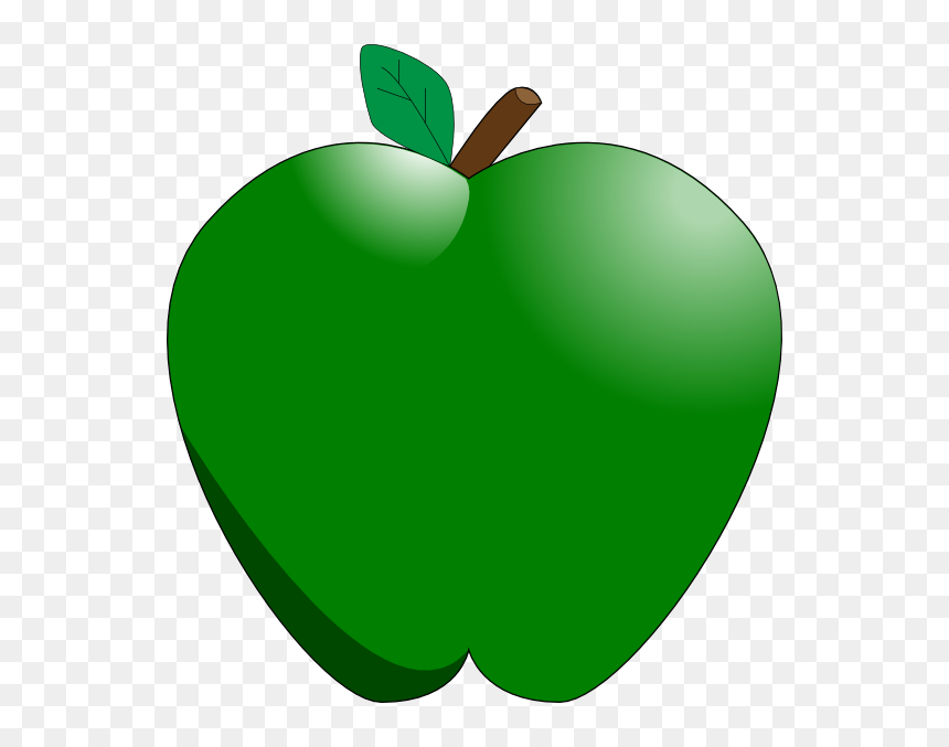 Apple Clipart Cute Green - Transparent Background Apple Clipart, HD Png Download - apple images png