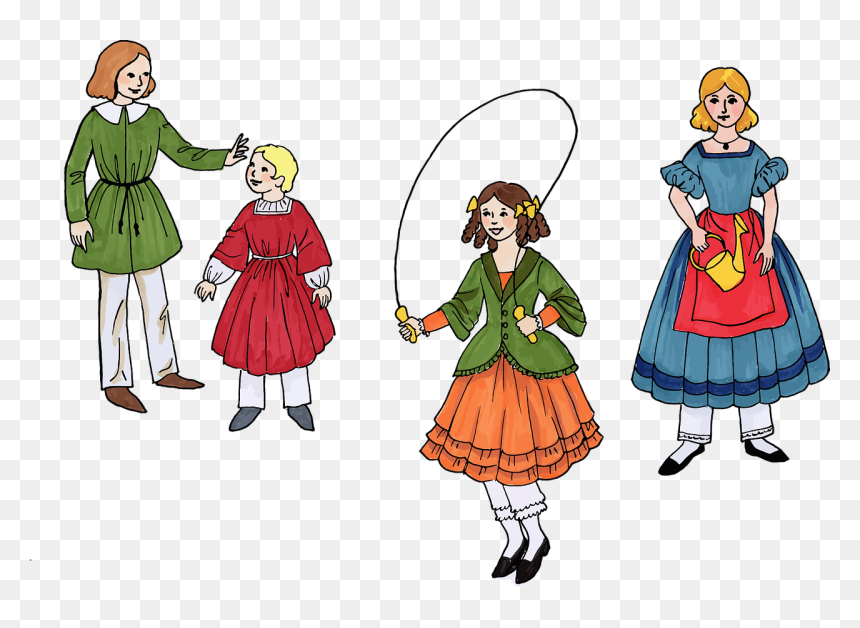 Obrazki Dla Dzieci Vintage, HD Png Download - cloths png