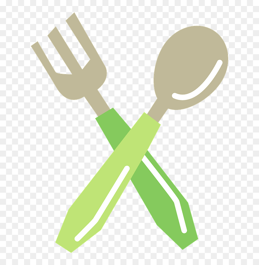 Spoon Fork Clipart, HD Png Download - spoon clipart png