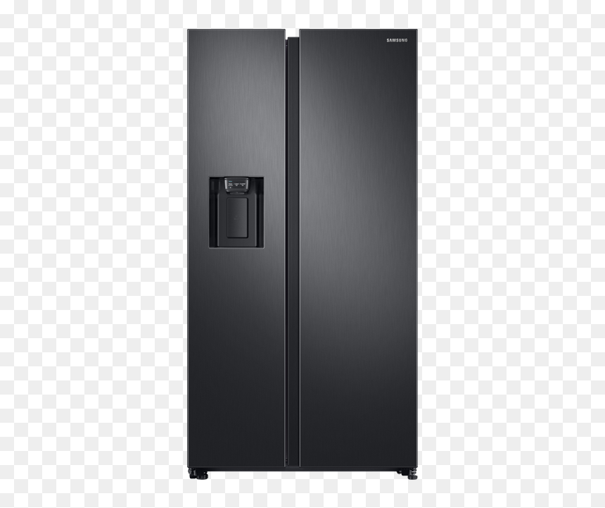 Black Vs Stainless Steel Fridge, HD Png Download - samsung refrigerator png