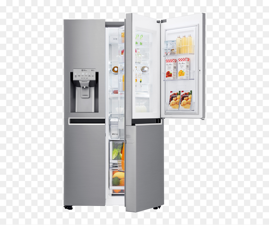 Gcm247sluv, HD Png Download - lg fridge png