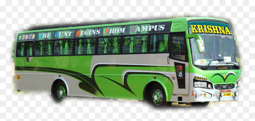 Over A Period Of One Year, We Krishna Tours And Travels - Krishna Tour And Travels Bus, HD Png Download - travels bus png