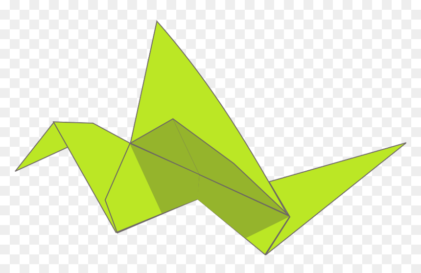 Origami Clip Art, HD Png Download - flying bird clipart png
