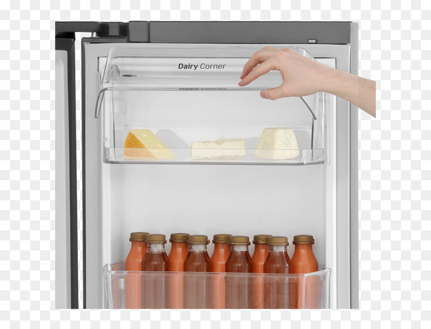 Refrigerator, HD Png Download - lg fridge png