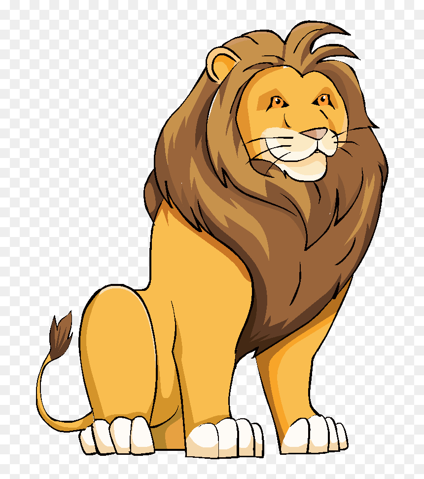 Dessin De En Couleur - Lion Illustration, HD Png Download - loin png