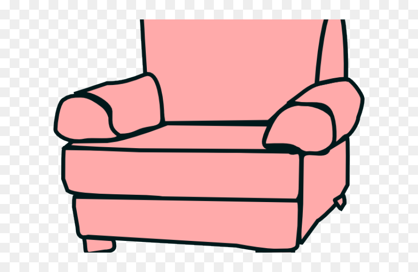 Couch Clipart Single Sofa - Transparent Armchair Clipart, HD Png Download - single sofa png