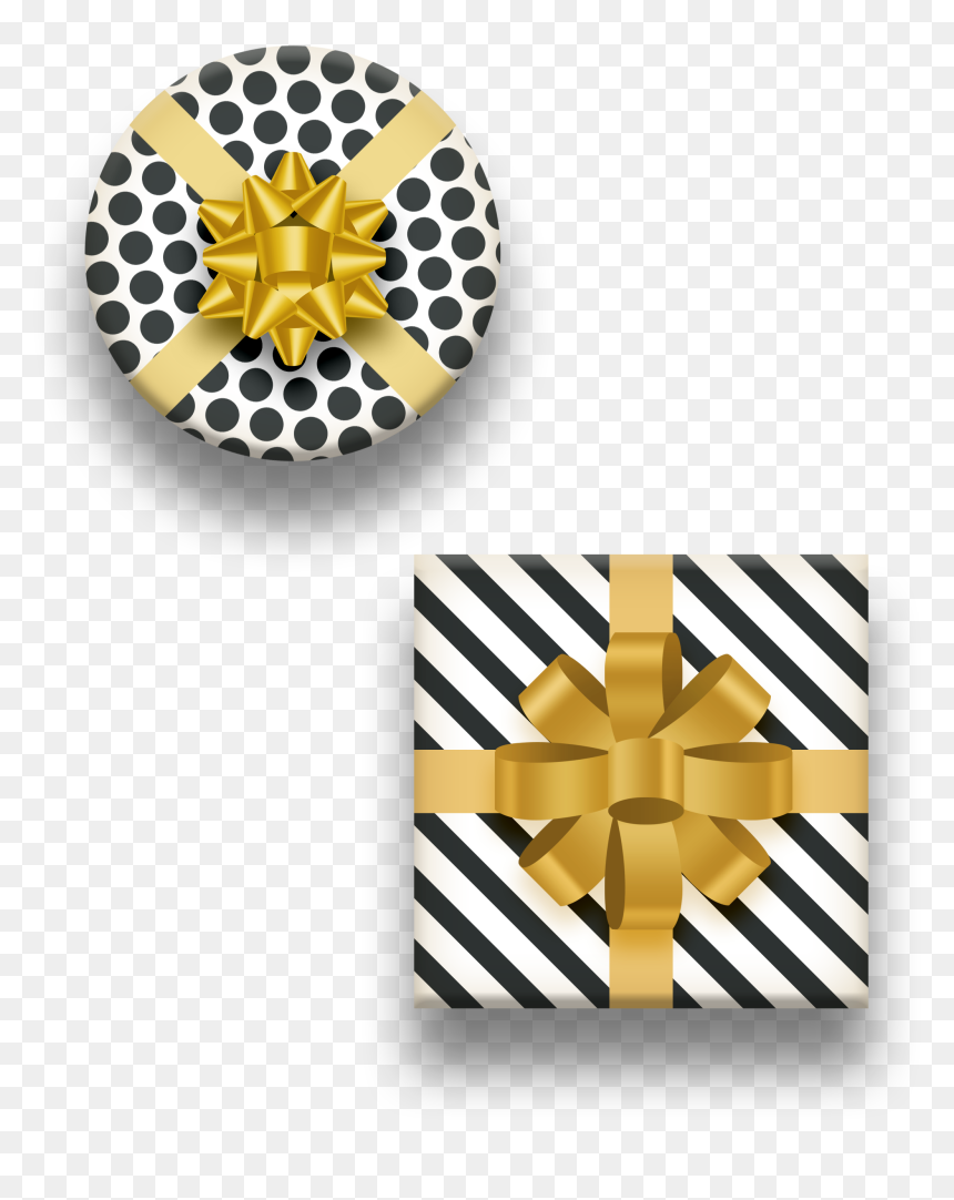 Texture Gorgeous Gift Box Decoration Vector - Vector Graphics, HD Png Download - gifts clipart png