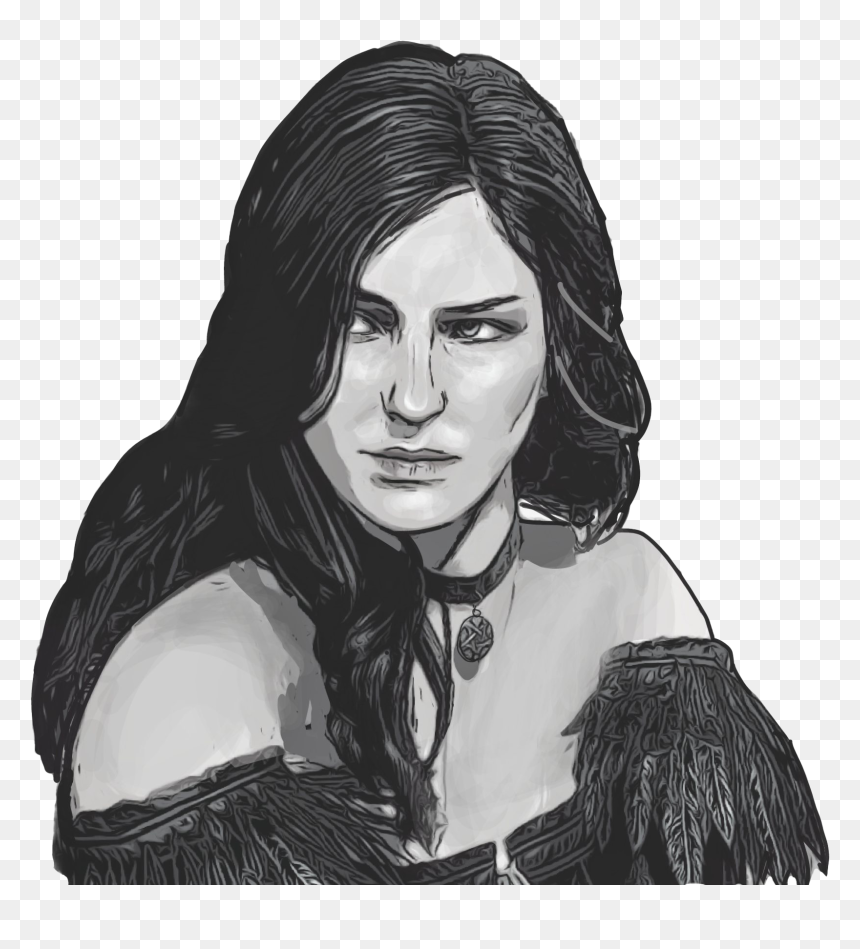 Yennefer Png Clipart - Yennefer Png, Transparent Png - fashion girl clipart png