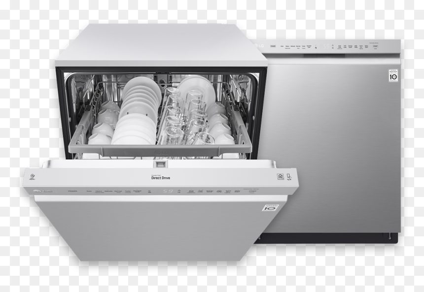 ماشین ظرفشوی 15نفره الجی, HD Png Download - lg fridge png