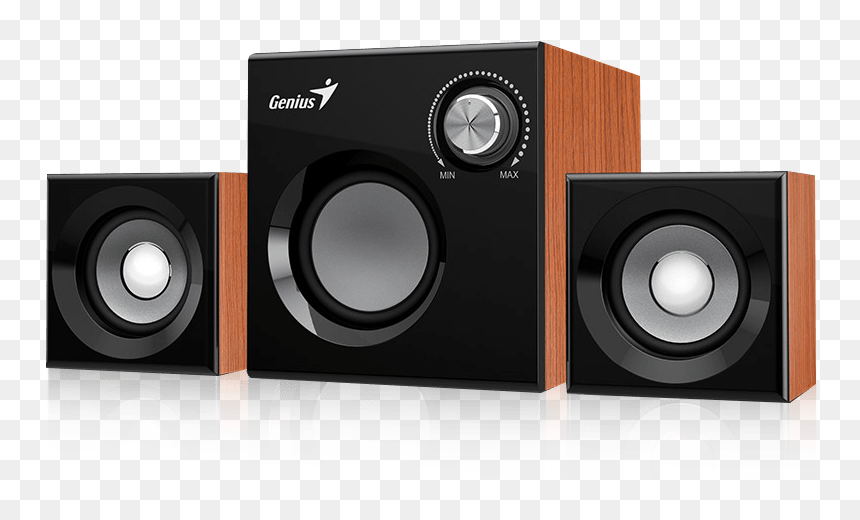 Genius Sw 2.1 370, HD Png Download - music speakers png