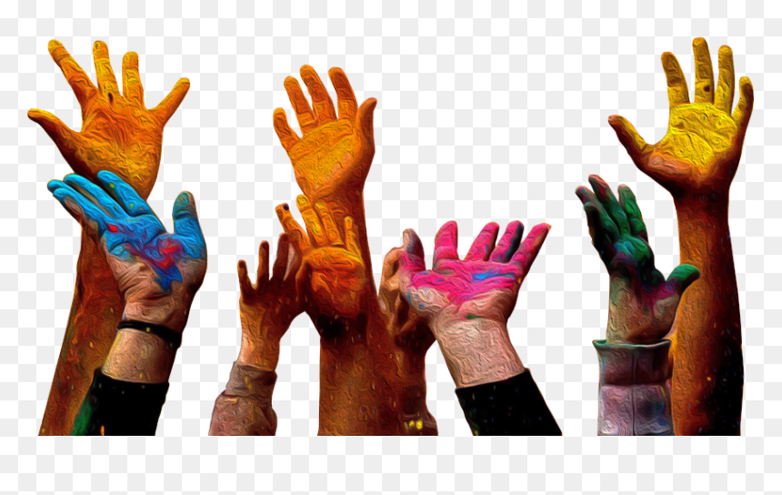 Hands Together Png, Transparent Png - wedding hand png