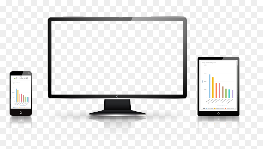Lcd Tv Png Images - Desktop Computer, Transparent Png - devices png