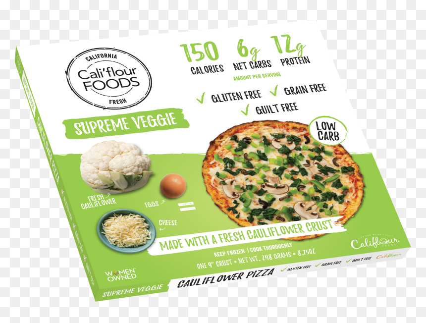 Califlour Foods, HD Png Download - veg pizza png