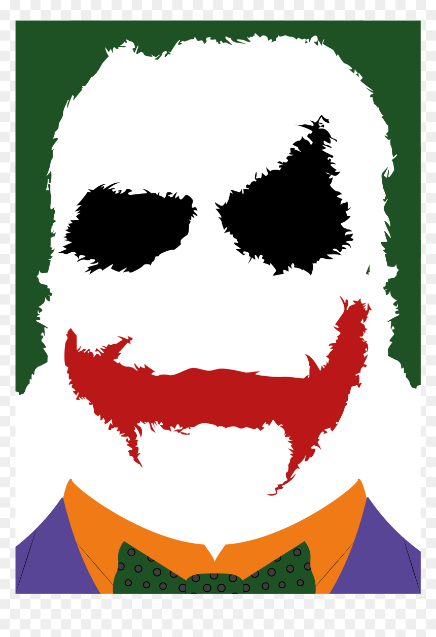 Vector Knight Illustration - Joker, HD Png Download - joker vector png
