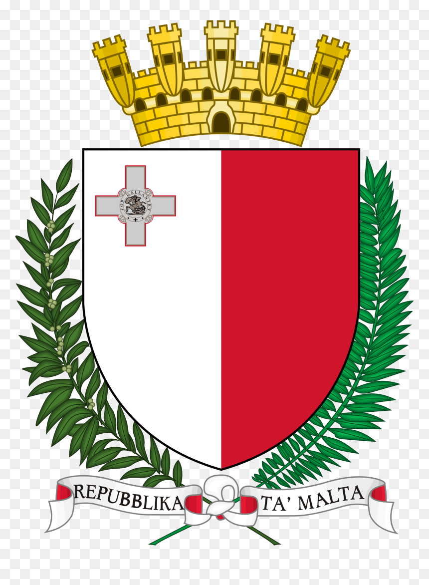 Malta Coat Of Arms, HD Png Download - traditional borders png