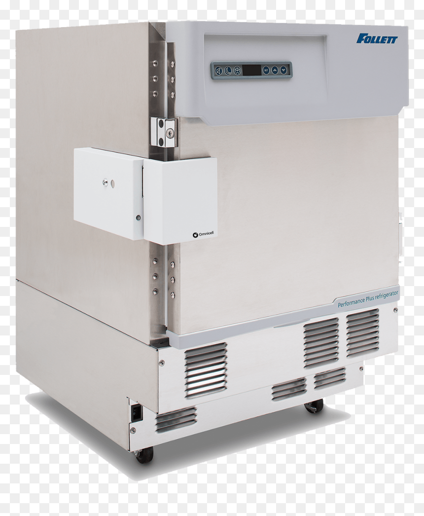 Flexlock Refrigerator Lock And Temperature Monitor - Machine Tool, HD Png Download - fridge top view png