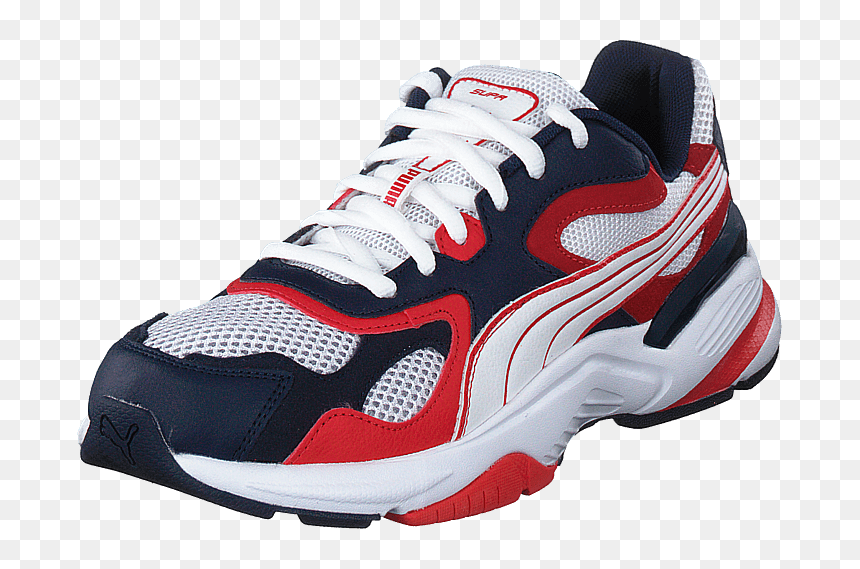 Puma White Peacoat Red, HD Png Download - puma white logo png