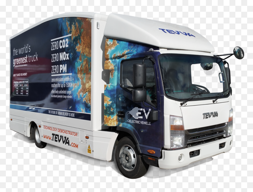 Tevva Motors, HD Png Download - ups truck png
