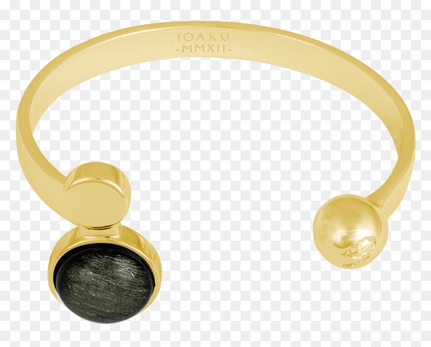 Ioaku Moon Cuff Gold Sparkle Grey Copy - Gold, HD Png Download - golden sparkles png