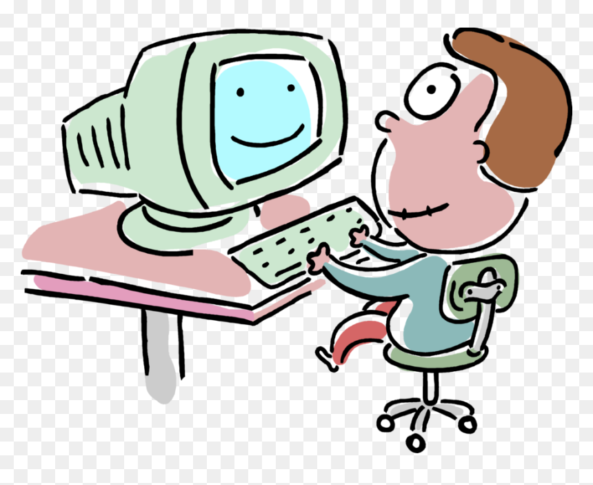 Vector Illustration Of Businessman Works At Personal, HD Png Download - happy businessman png